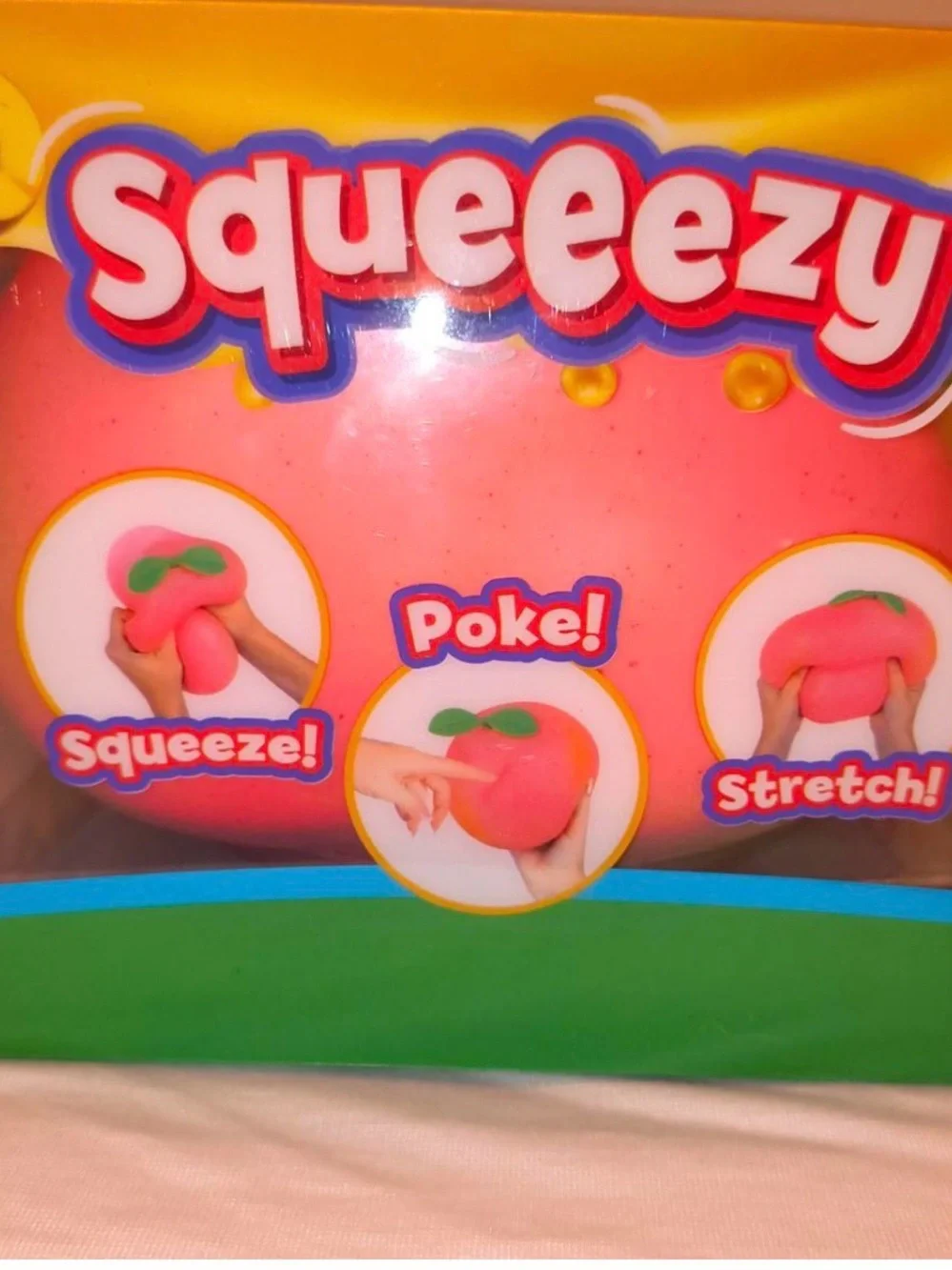 Squeezy Pink Sensory Squishy Toy -